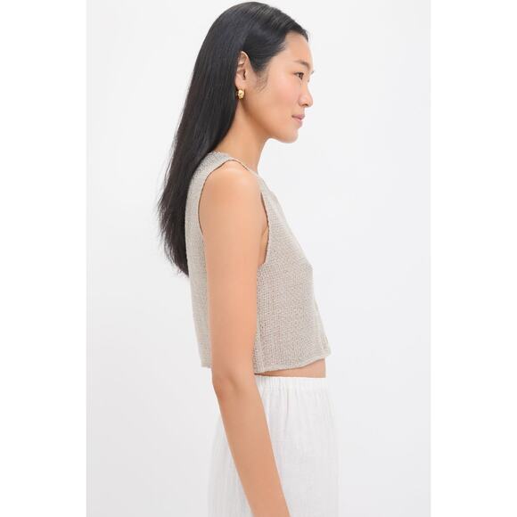 LESET Dune Stella Crewneck Vest Size XS NWT Retail $250 Tuckernuck - Picture 6 of 8